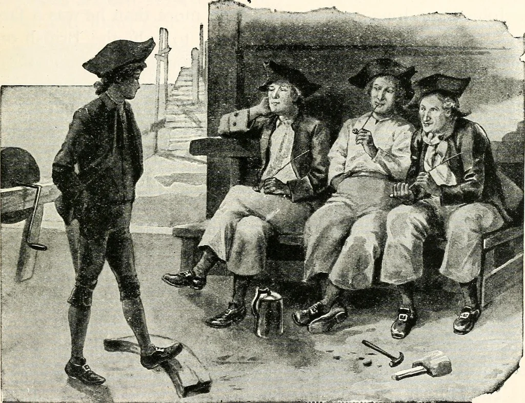 An illustration from True stories of great American men : for young Americans, 1898, leaf 38