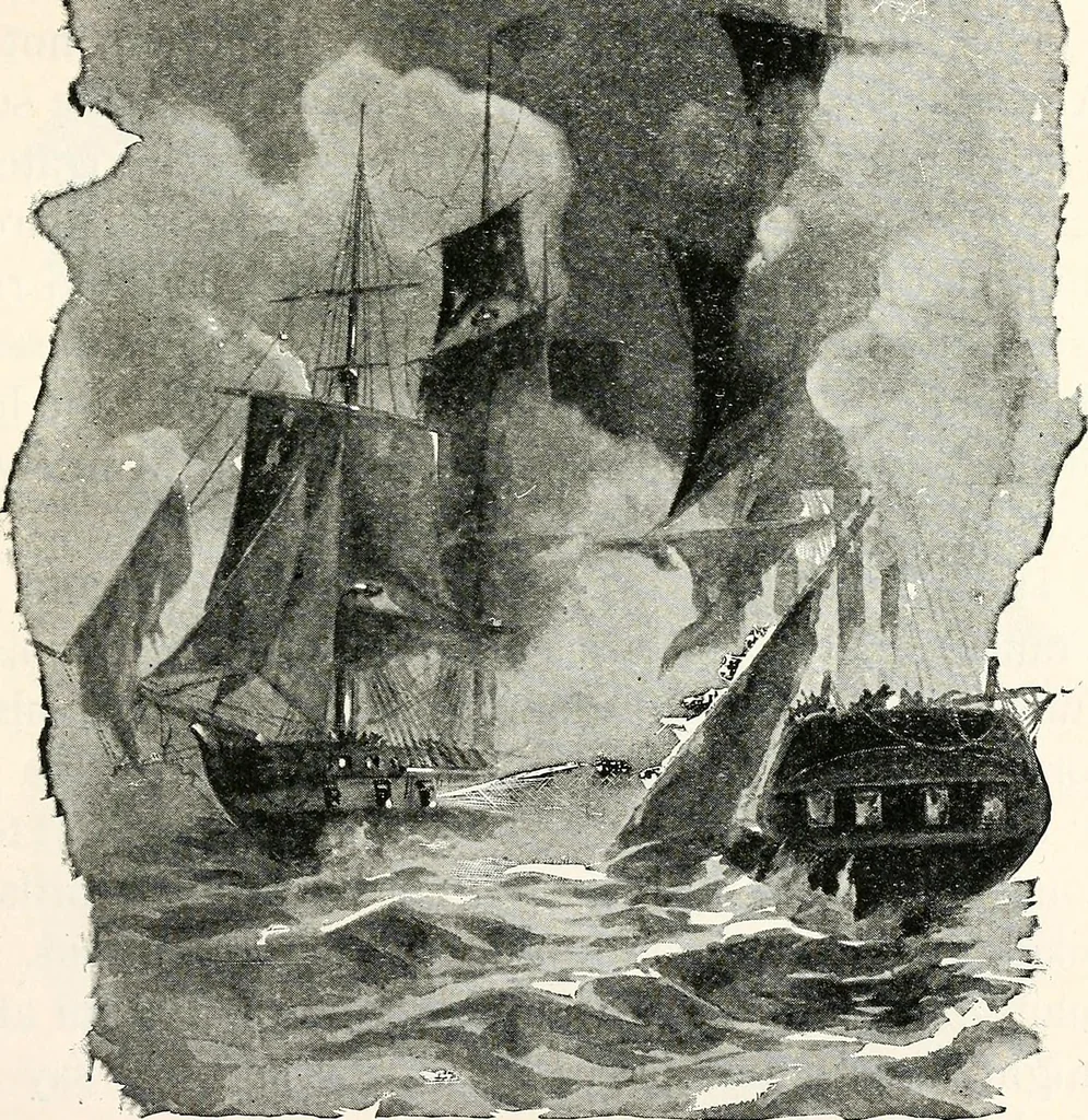 An illustration from True stories of great American men : for young Americans, 1898, leaf 46