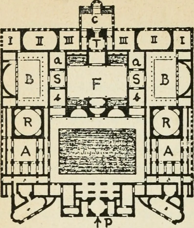 An illustration from Étrusques -- Rome, 1900, leaf 119