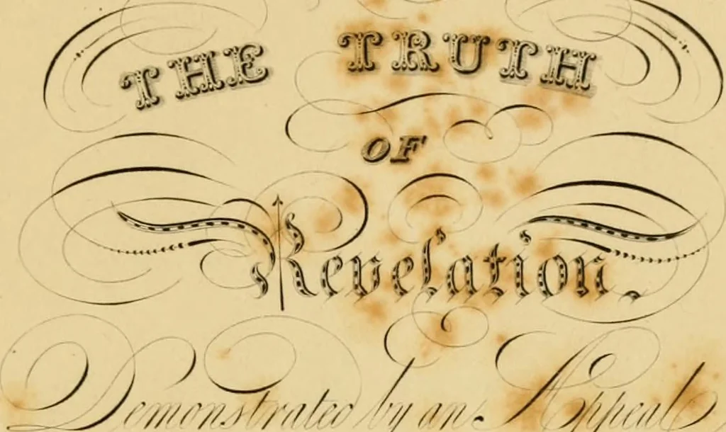 An illustration from The truth of revelation : demonstrated by an appeal to existing monuments, sculptures, gems, coins, and medals, 1840, leaf 12