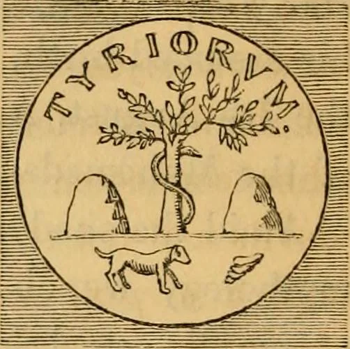 An illustration from The truth of revelation : demonstrated by an appeal to existing monuments, sculptures, gems, coins, and medals, 1840, leaf 215