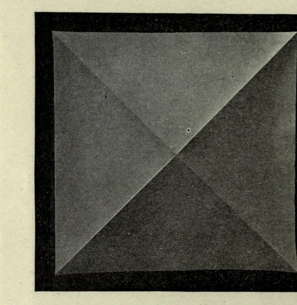 An illustration from T. Sundara Row's Geometric exercises in paper folding;, 1901, leaf 24