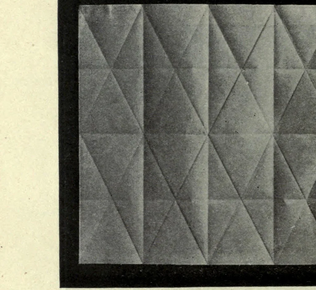 An illustration from T. Sundara Row's Geometric exercises in paper folding;, 1901, leaf 56