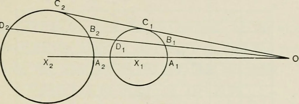 An illustration from T. Sundara Row's geometric exercises in paper folding. Edited and rev. by Wooster Woodruff Beman and David Eugene Smith, 1901, leaf 134