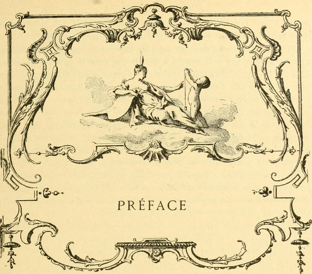 An illustration from Étude des ornements : première partie : dauphins-écailles-bucrânes-grecques-guirlandes-flots grecs, 1896, leaf 12