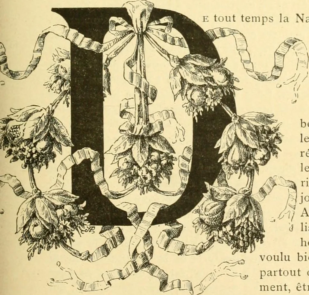 An illustration from Étude des ornements : première partie : dauphins-écailles-bucrânes-grecques-guirlandes-flots grecs, 1896, leaf 142
