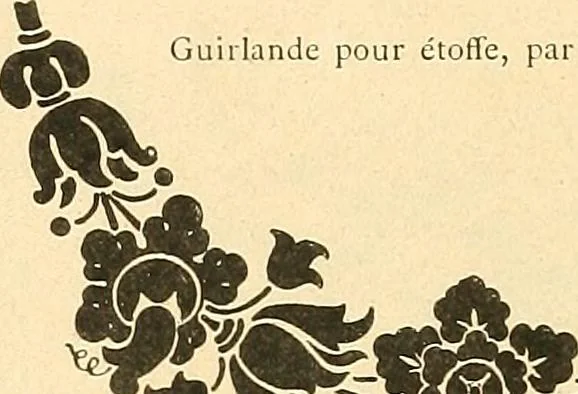 An illustration from Étude des ornements : première partie : dauphins-écailles-bucrânes-grecques-guirlandes-flots grecs, 1896, leaf 153