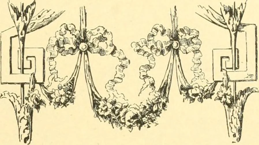 An illustration from Étude des ornements : première partie : dauphins-écailles-bucrânes-grecques-guirlandes-flots grecs, 1896, leaf 166