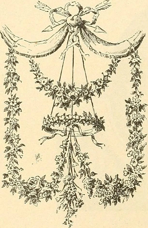 An illustration from Étude des ornements : première partie : dauphins-écailles-bucrânes-grecques-guirlandes-flots grecs, 1896, leaf 167