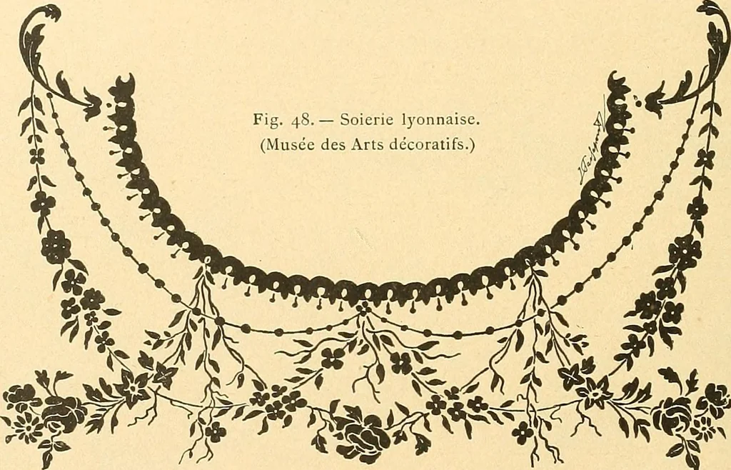 An illustration from Étude des ornements : première partie : dauphins-écailles-bucrânes-grecques-guirlandes-flots grecs, 1896, leaf 169