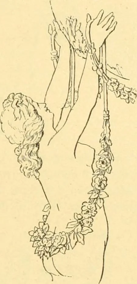 An illustration from Étude des ornements : première partie : dauphins-écailles-bucrânes-grecques-guirlandes-flots grecs, 1896, leaf 176