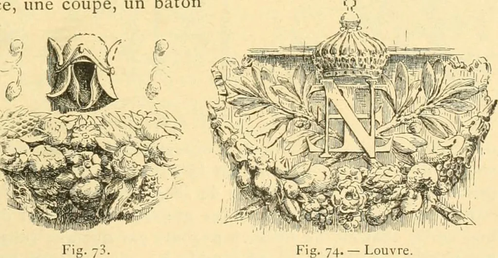 An illustration from Étude des ornements : première partie : dauphins-écailles-bucrânes-grecques-guirlandes-flots grecs, 1896, leaf 178