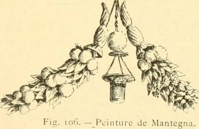 An illustration from Étude des ornements : première partie : dauphins-écailles-bucrânes-grecques-guirlandes-flots grecs, 1896, leaf 186