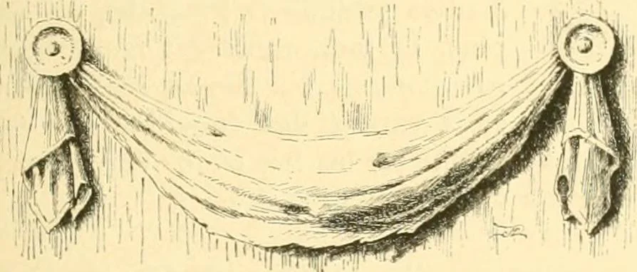 An illustration from Étude des ornements : première partie : dauphins-écailles-bucrânes-grecques-guirlandes-flots grecs, 1896, leaf 190