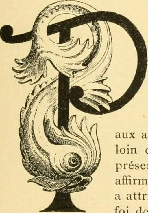 An illustration from Étude des ornements : première partie : dauphins-écailles-bucrânes-grecques-guirlandes-flots grecs, 1896, leaf 24