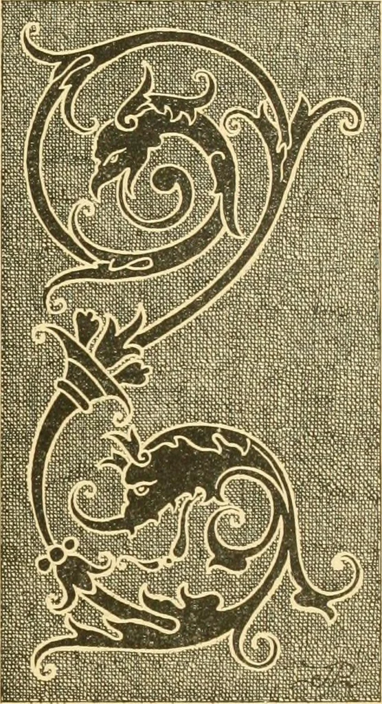 An illustration from Étude des ornements : première partie : dauphins-écailles-bucrânes-grecques-guirlandes-flots grecs, 1896, leaf 32