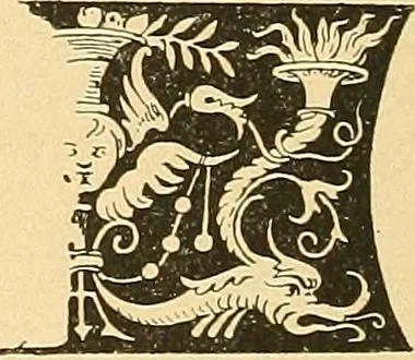 An illustration from Étude des ornements : première partie : dauphins-écailles-bucrânes-grecques-guirlandes-flots grecs, 1896, leaf 39