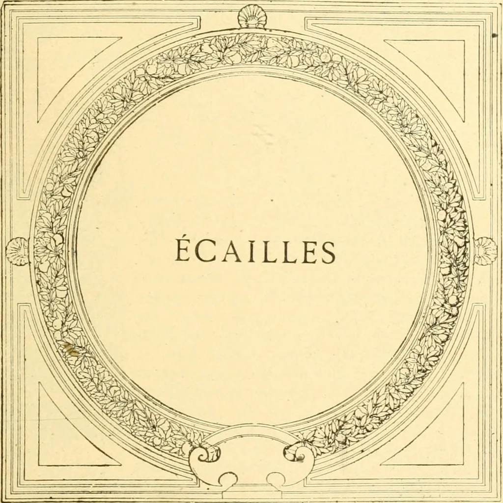An illustration from Étude des ornements : première partie : dauphins-écailles-bucrânes-grecques-guirlandes-flots grecs, 1896, leaf 58