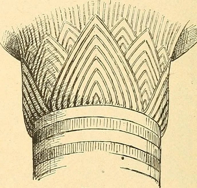 An illustration from Étude des ornements : première partie : dauphins-écailles-bucrânes-grecques-guirlandes-flots grecs, 1896, leaf 71