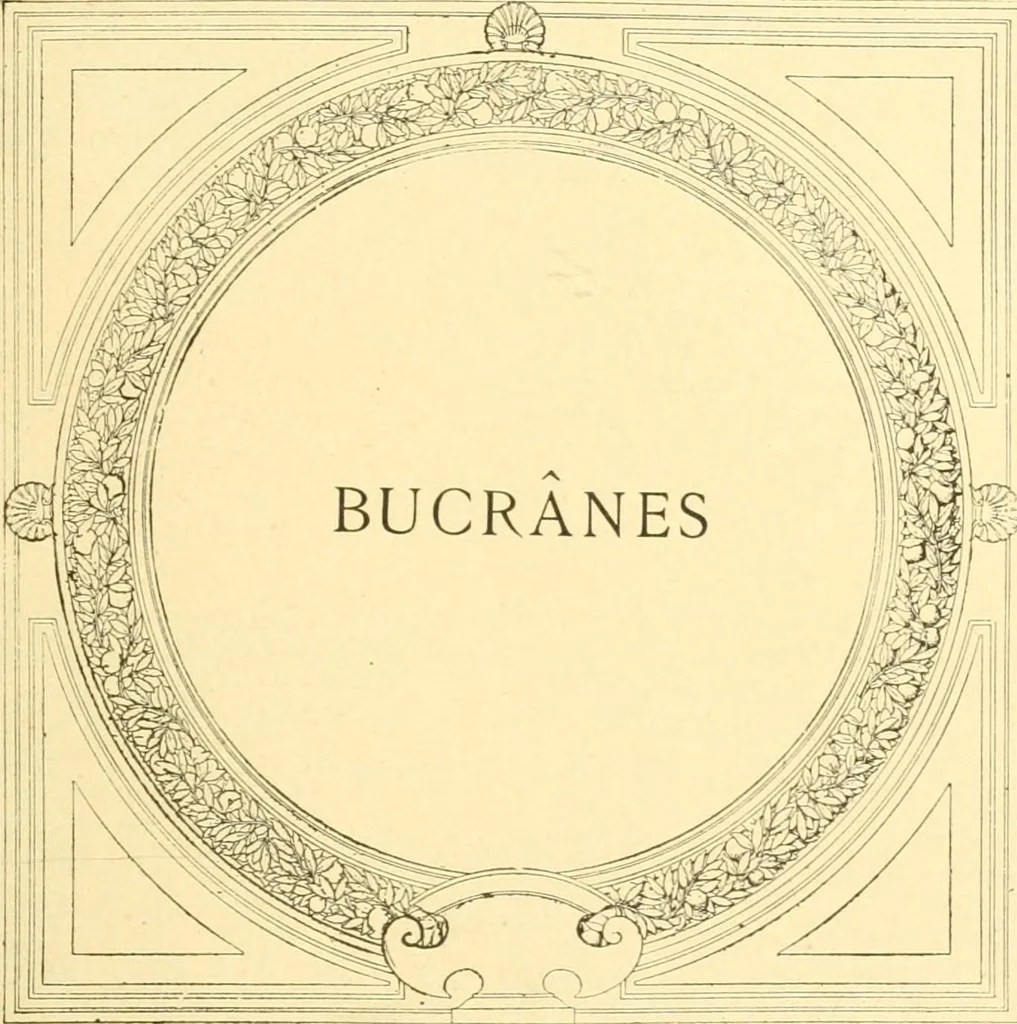An illustration from Étude des ornements : première partie : dauphins-écailles-bucrânes-grecques-guirlandes-flots grecs, 1896, leaf 80