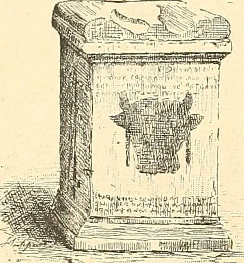 An illustration from Étude des ornements : première partie : dauphins-écailles-bucrânes-grecques-guirlandes-flots grecs, 1896, leaf 91