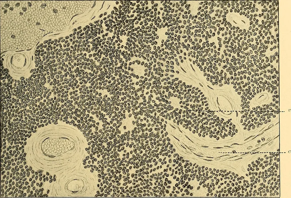 An illustration from Études biologiques sur les géants, 1904, leaf 198
