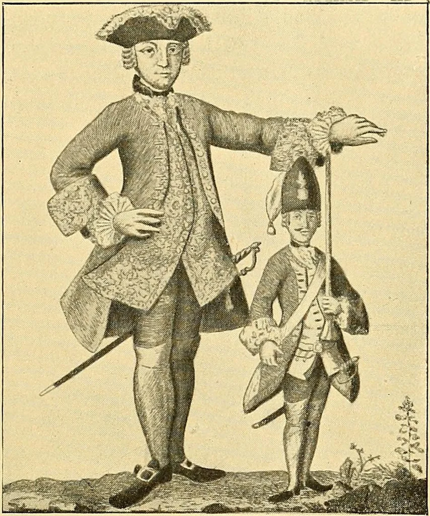 An illustration from Études biologiques sur les géants, 1904, leaf 260