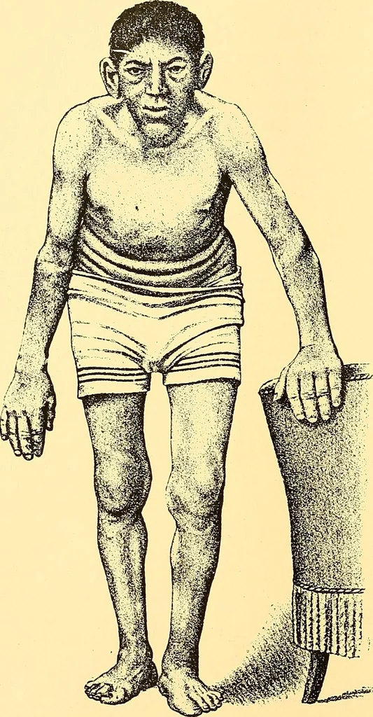 An illustration from Études biologiques sur les géants, 1904, leaf 295