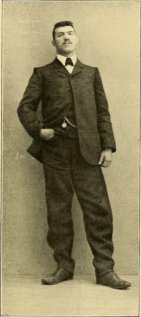 An illustration from Études biologiques sur les géants, 1904, leaf 392