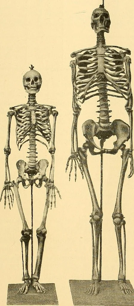 An illustration from Études biologiques sur les géants, 1904, leaf 450