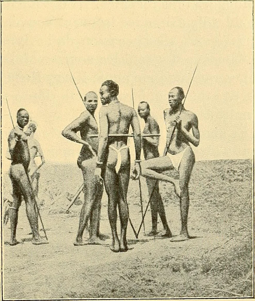 An illustration from Études biologiques sur les géants, 1904, leaf 46
