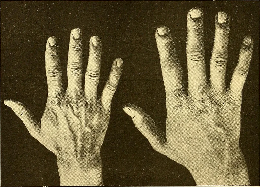 An illustration from Études biologiques sur les géants, 1904, leaf 85