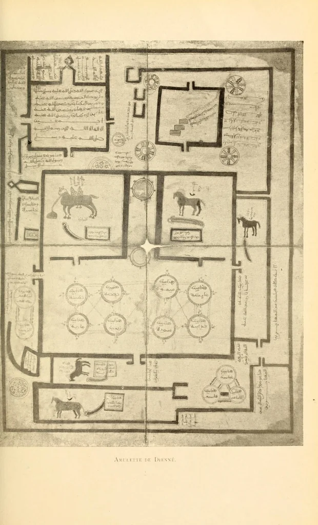 An illustration from Études sur l'Islam et les tribus du Soudan .., 1920, leaf 367