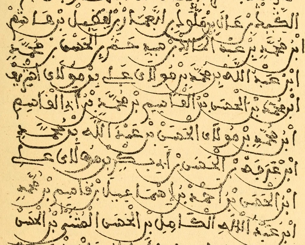 An illustration from Études sur l'Islam et les tribus du Soudan .., 1920, leaf 381