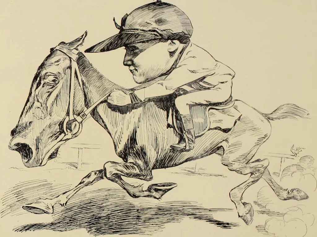 An illustration from Turf in caricature., 1900, leaf 18