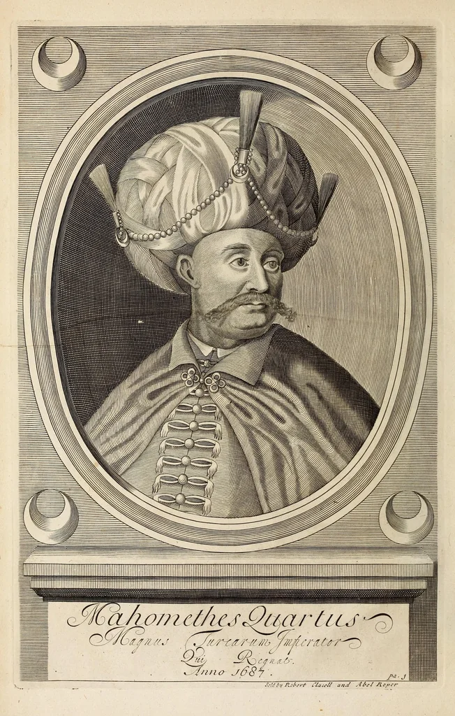 An illustration from The Turkish history, from the original of that nation, to the growth of the Ottoman Empire, with the lives and conquests of their princes and emperors. With a continuation to this present year, MDCLXXXVII. Whereunto is added the present state of the Ottoman Empire:, 1687, leaf 16