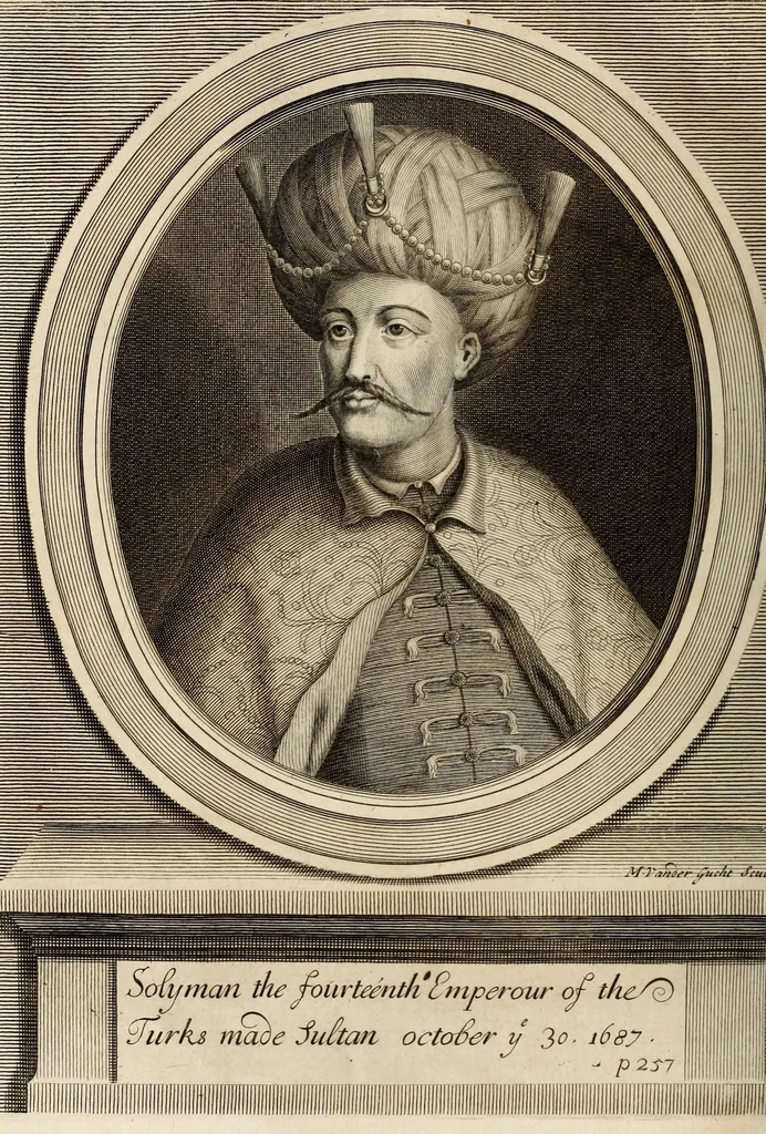 An illustration from The Turkish history, from the original of that nation, to the growth of the Ottoman Empire, with the lives and conquests of their princes and emperors. With a continuation to this present year, MDCLXXXVII. Whereunto is added the present state of the Ottoman Empire:, 1687, leaf 278