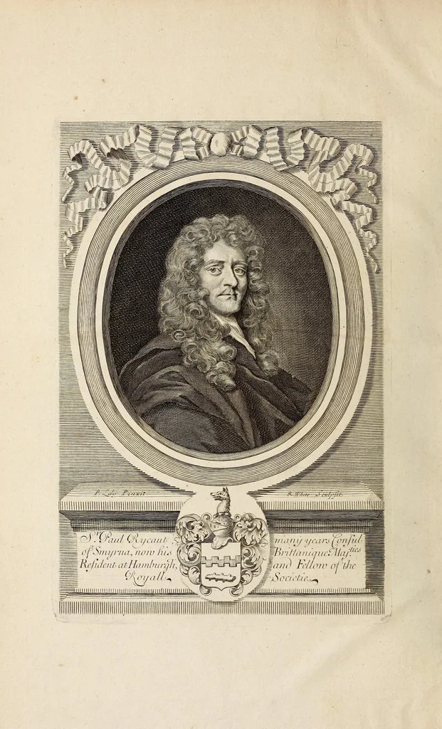An illustration from The Turkish history, from the original of that nation, to the growth of the Ottoman Empire, with the lives and conquests of their princes and emperors. With a continuation to this present year, MDCLXXXVII. Whereunto is added the present state of the Ottoman Empire:, 1687, leaf 6