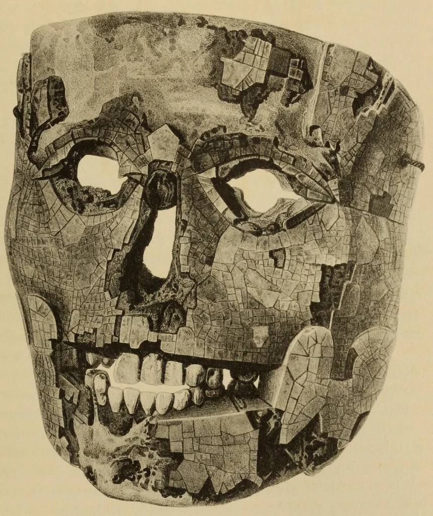 An illustration from Turquois mosaic art in ancient Mexico, 1922, leaf 107