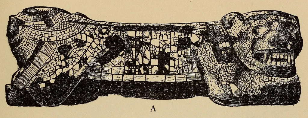 An illustration from Turquois mosaic art in ancient Mexico, 1922, leaf 165