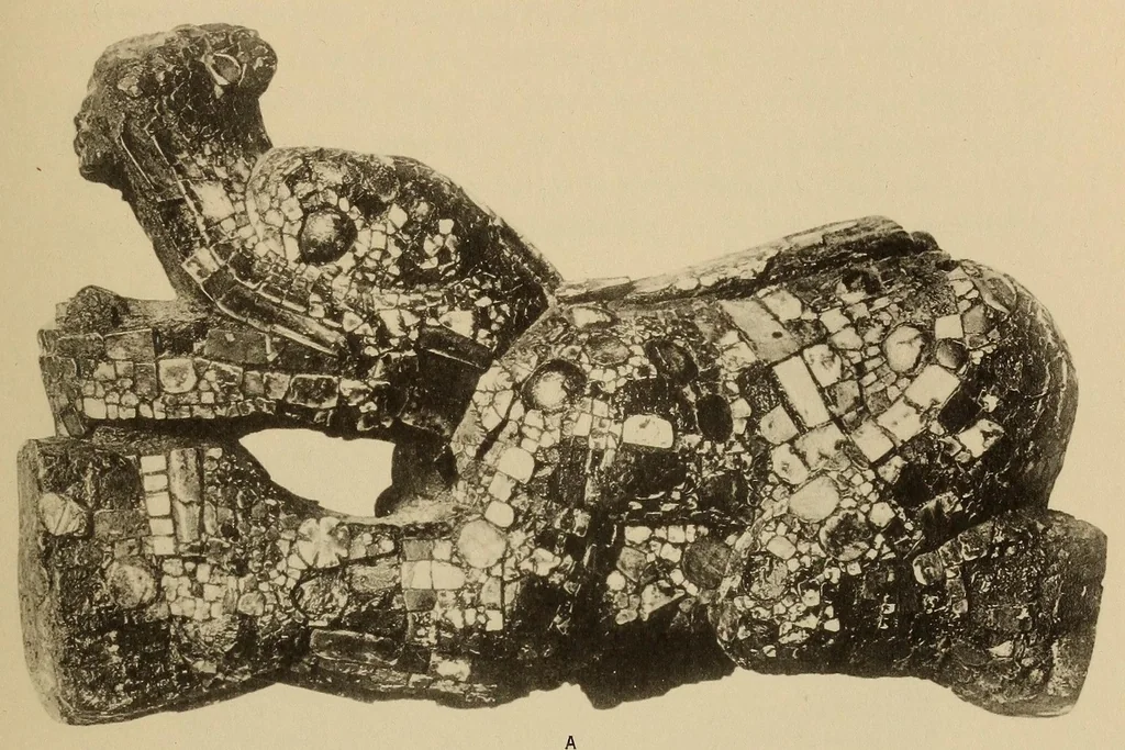 An illustration from Turquois mosaic art in ancient Mexico, 1922, leaf 179