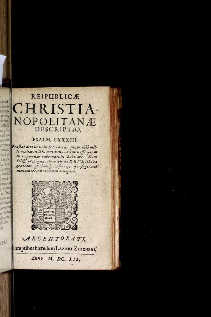 An illustration from Turris Babel, siue, Judiciorum de Fraternitate Rosaceae Crucis chaos, 1619, leaf 85