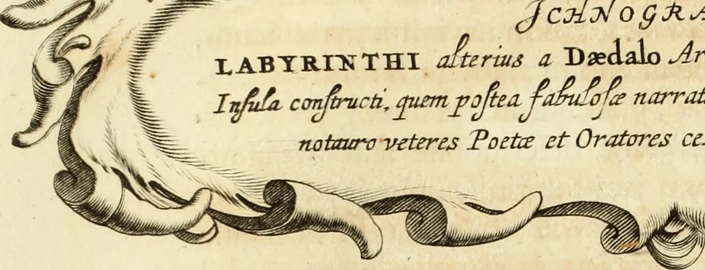 An illustration from Turris Babel, sive Archontologia qua Primo Priscorum post diluvium hominum vita, mores rerumque gestarum magnitudo, Secundo Turris fabrica civitatumque extructio, consusio linguarum, inde gentium transmigrationis..., 1679, leaf 127
