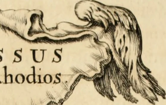 An illustration from Turris Babel, sive Archontologia qua Primo Priscorum post diluvium hominum vita, mores rerumque gestarum magnitudo, Secundo Turris fabrica civitatumque extructio, consusio linguarum, inde gentium transmigrationis..., 1679, leaf 132