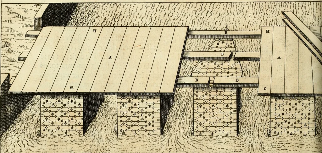 An illustration from Turris Babel, sive Archontologia qua Primo Priscorum post diluvium hominum vita, mores rerumque gestarum magnitudo, Secundo Turris fabrica civitatumque extructio, consusio linguarum, inde gentium transmigrationis..., 1679, leaf 89