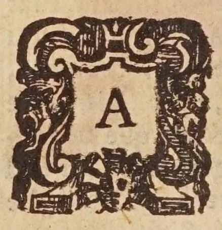 An illustration from [Tutte le opere del famosissimo Ruzante : di nuovo con somma diligenza rivedute, et corrette : et aggiuntovi un sonnetto et una canzone dell'istesso autore .., 1584, leaf 12