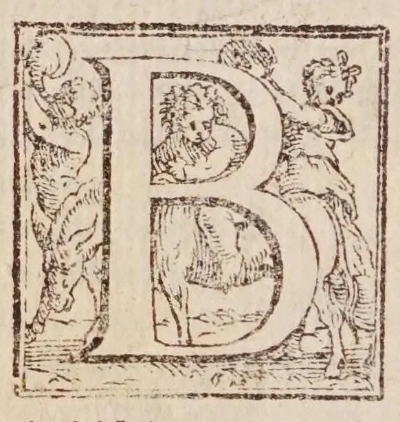 An illustration from [Tutte le opere del famosissimo Ruzante : di nuovo con somma diligenza rivedute, et corrette : et aggiuntovi un sonnetto et una canzone dell'istesso autore .., 1584, leaf 256