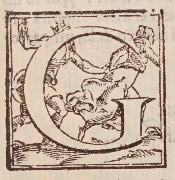 An illustration from [Tutte le opere del famosissimo Ruzante : di nuovo con somma diligenza rivedute, et corrette : et aggiuntovi un sonnetto et una canzone dell'istesso autore .., 1584, leaf 367