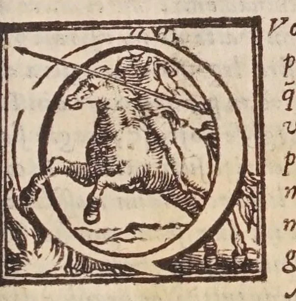 An illustration from [Tutte le opere del famosissimo Ruzante : di nuovo con somma diligenza rivedute, et corrette : et aggiuntovi un sonnetto et una canzone dell'istesso autore .., 1584, leaf 633