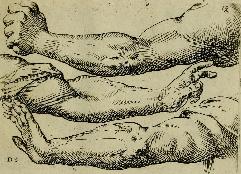 An illustration from Tutte le parti del corpo hvmano diuiso in piu pezzi, 1608, leaf 38